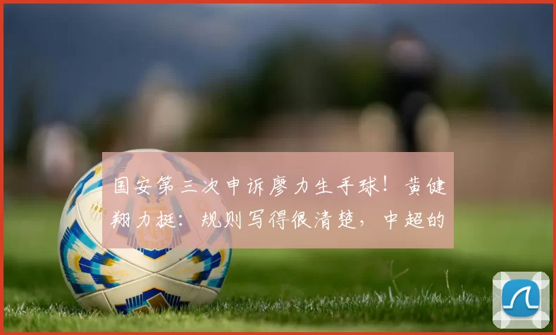 国安第三次申诉廖力生手球！黄健翔力挺：规则写得很清楚，中超的公平底线到底在哪？_争议_进球