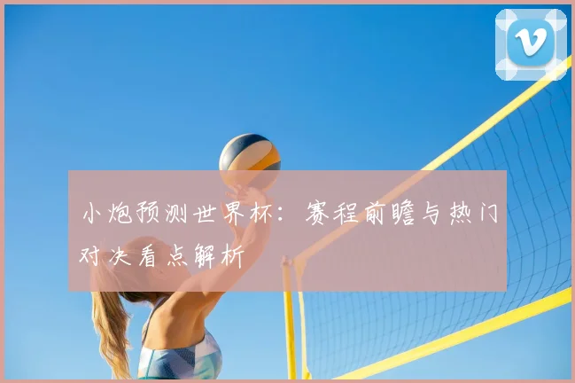 小炮预测世界杯:赛程前瞻与热门对决看点解析